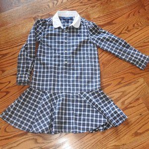 Girls Polo by Ralph Lauren Long Sleeve Dress